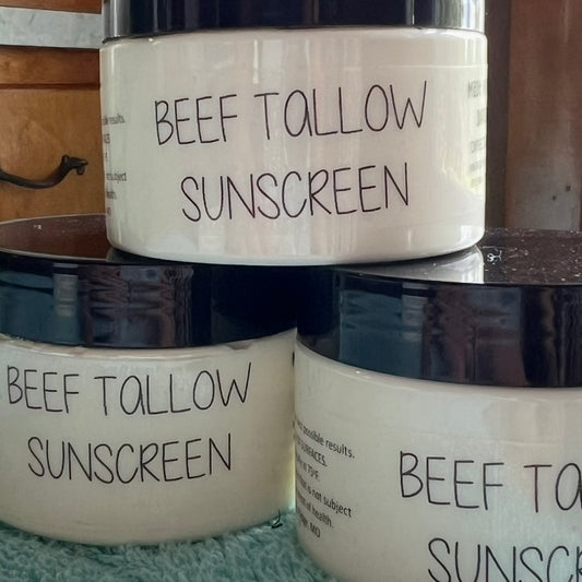 Beef Tallow Sunscreen